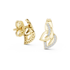 Aria Twin-Petal Diamond Stud Earring
