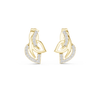 Aria Twin-Petal Diamond Stud Earring