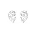 Paisley Swirl Diamond Stud Earrings