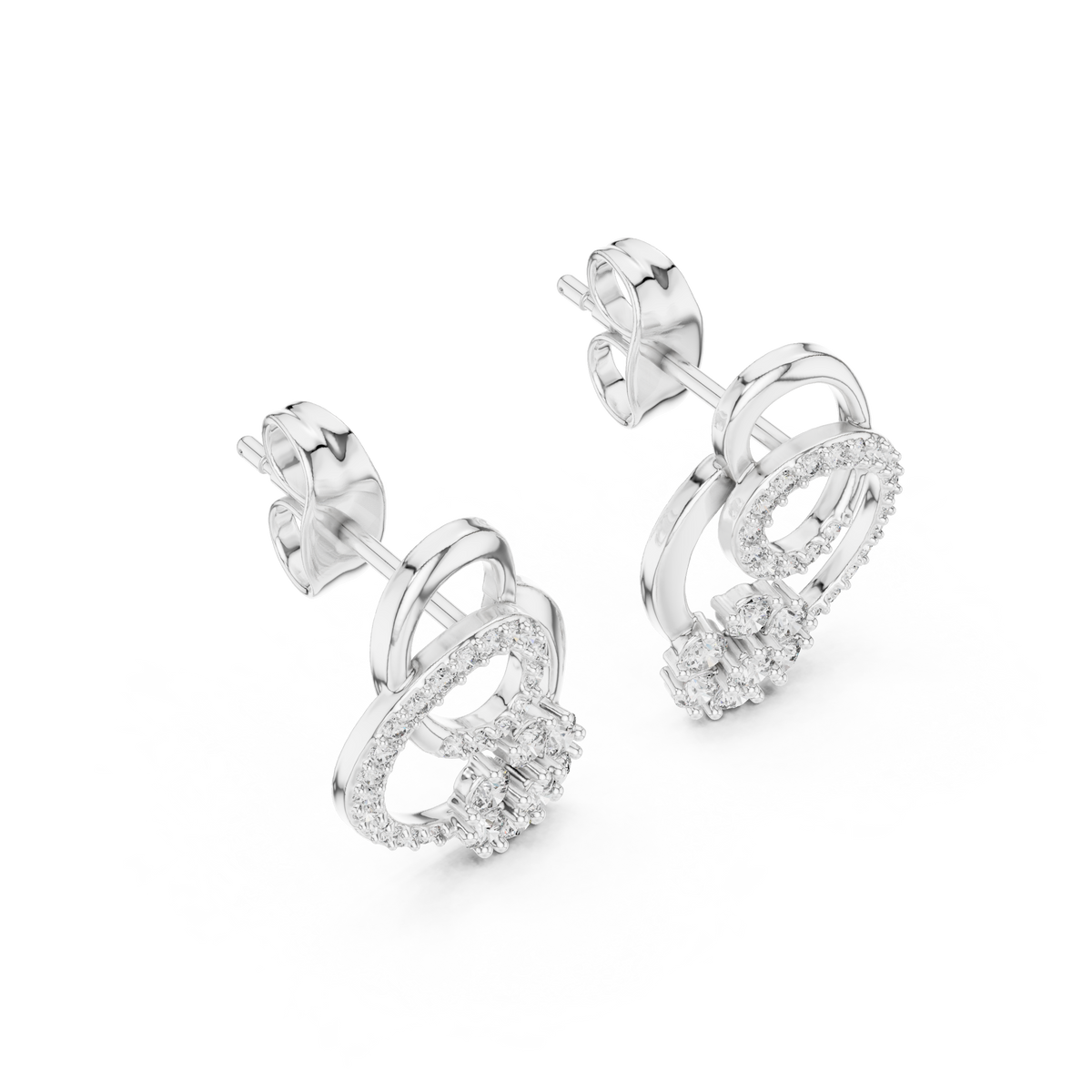 Delphine Silver Earring