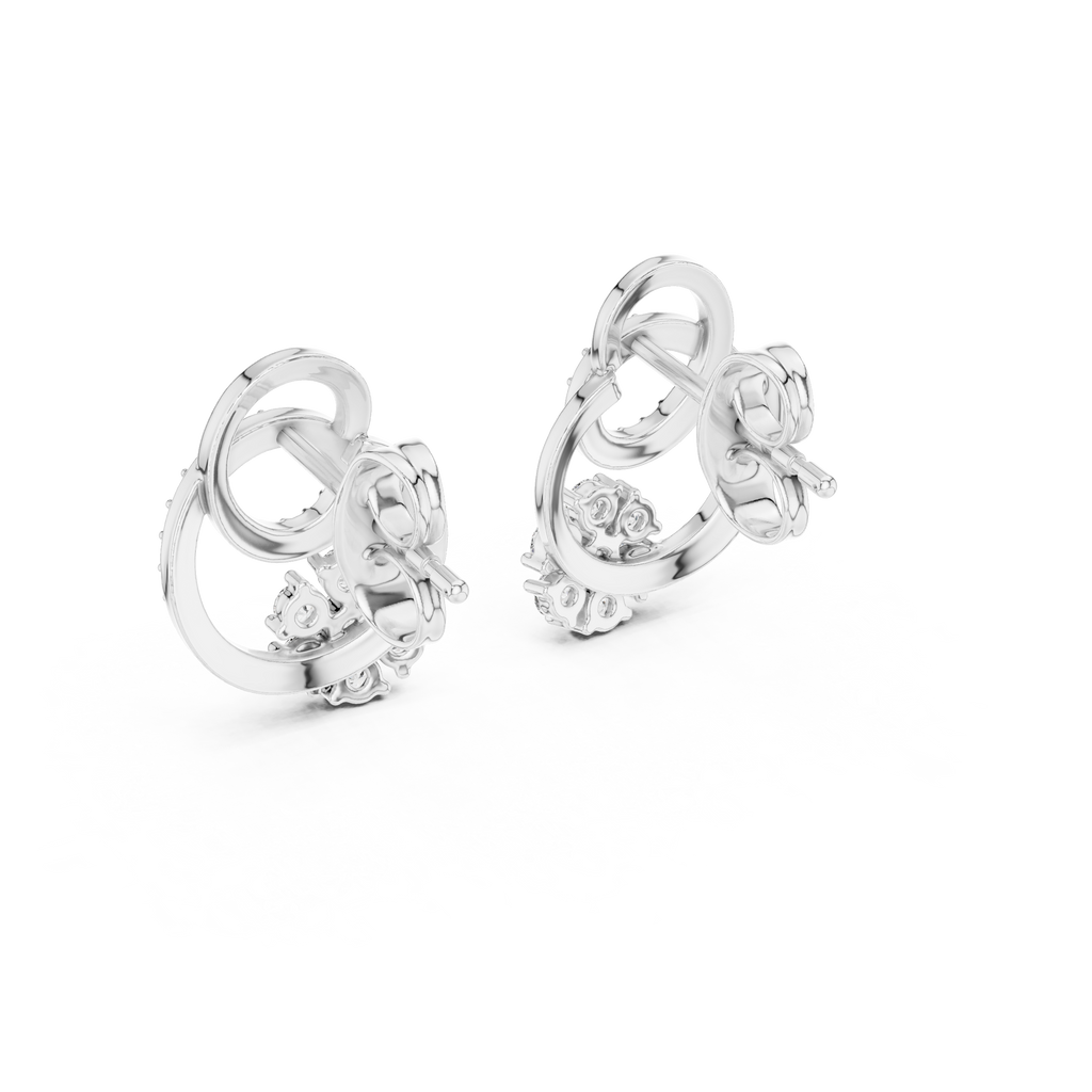 Delphine Silver Earring