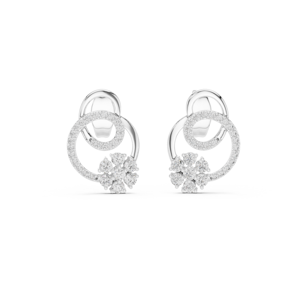 Delphine Silver Earring