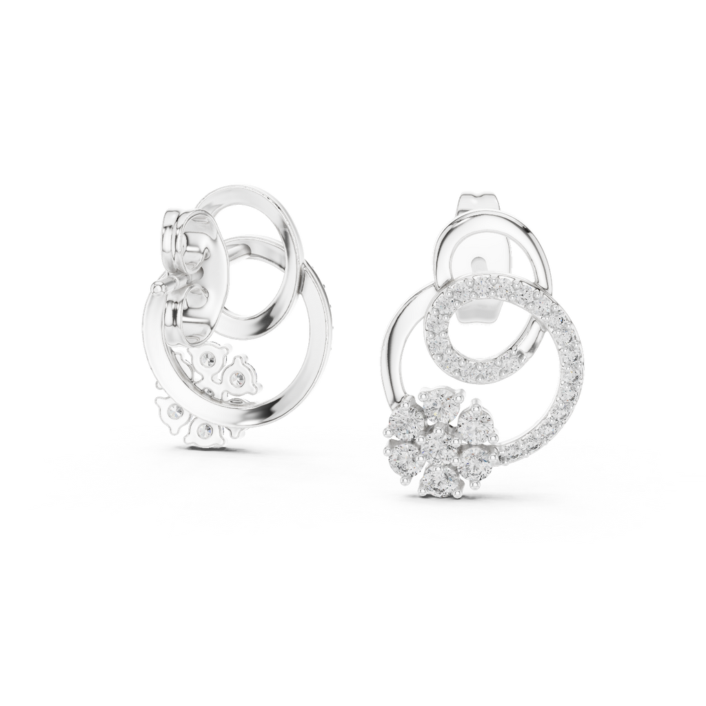 Delphine Silver Earring