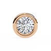 Elegant Round Natural Diamond Stud Earrings