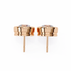 Elegant Round Natural Diamond Stud Earrings