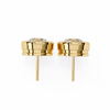 Elegant Round Natural Diamond Stud Earrings