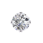 Round Cut Natural Diamond Stud Earrings