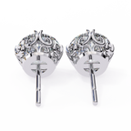 Round Cut Natural Diamond Stud Earrings
