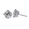 Round Cut Natural Diamond Stud Earrings