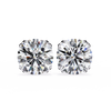 Classic 6-Prong Natural Diamond Round Stud Earrings