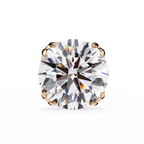 Classic 6-Prong Natural Diamond Round Stud Earrings