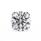 Classic 6-Prong Natural Diamond Round Stud Earrings
