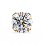 Classic 6-Prong Natural Diamond Round Stud Earrings