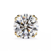 Classic 6-Prong Natural Diamond Round Stud Earrings