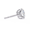 Classic 6-Prong Natural Diamond Round Stud Earrings
