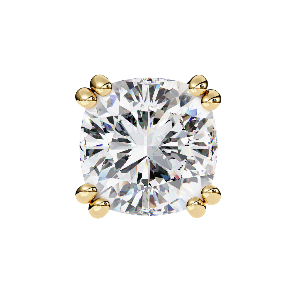 Regal Cushion Diamond Earrings
