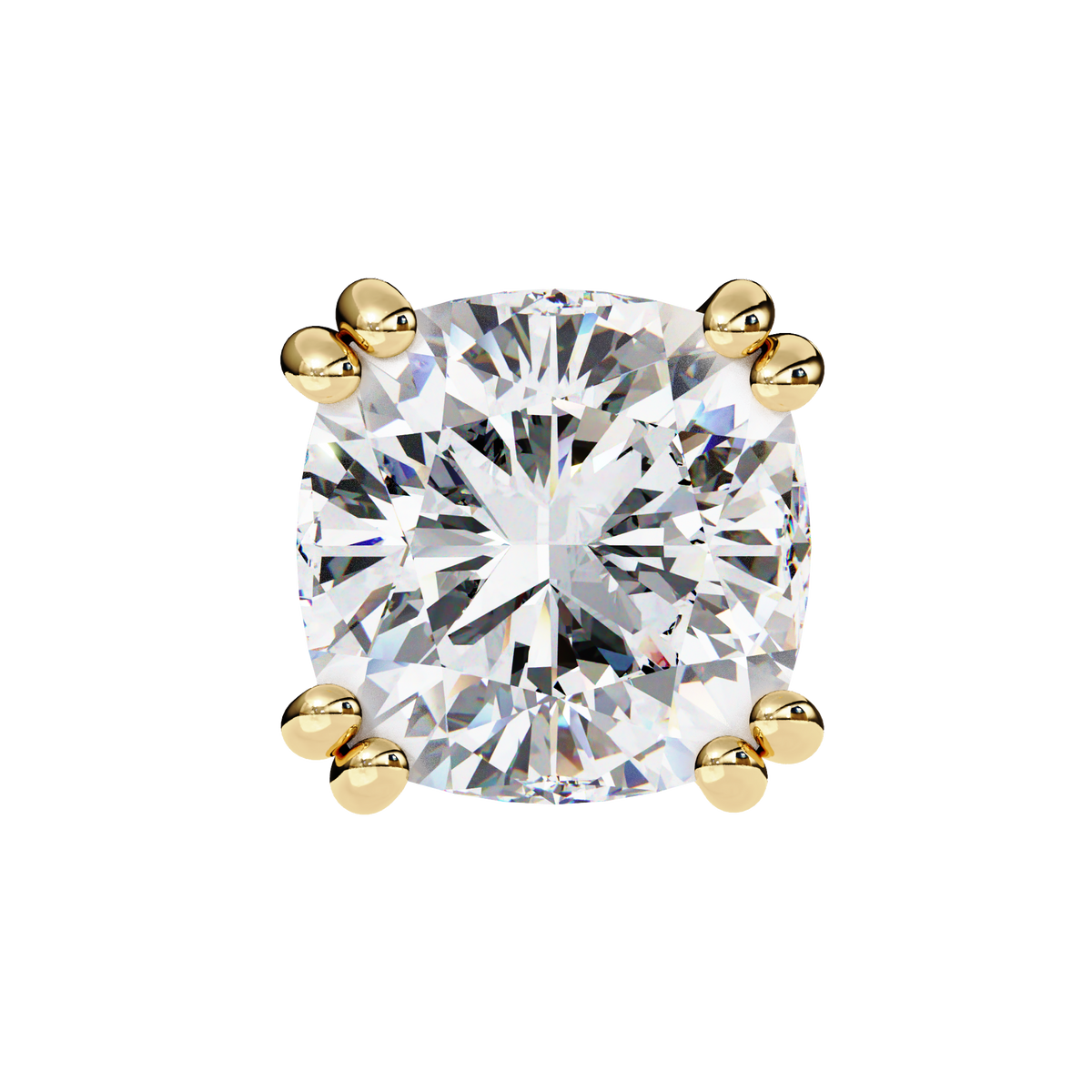 Regal Cushion Diamond Earrings