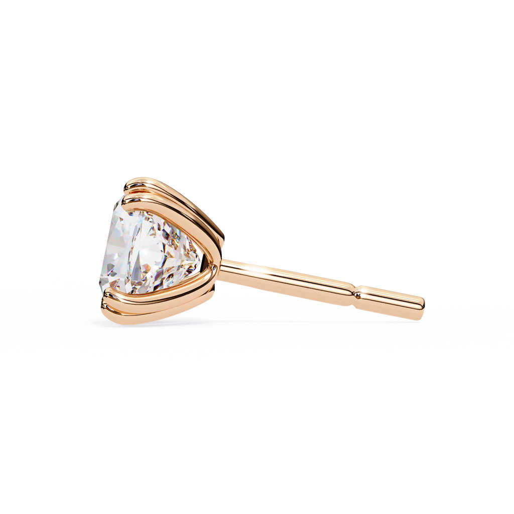 Regal Cushion Diamond Earrings