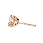 Regal Cushion Diamond Earrings