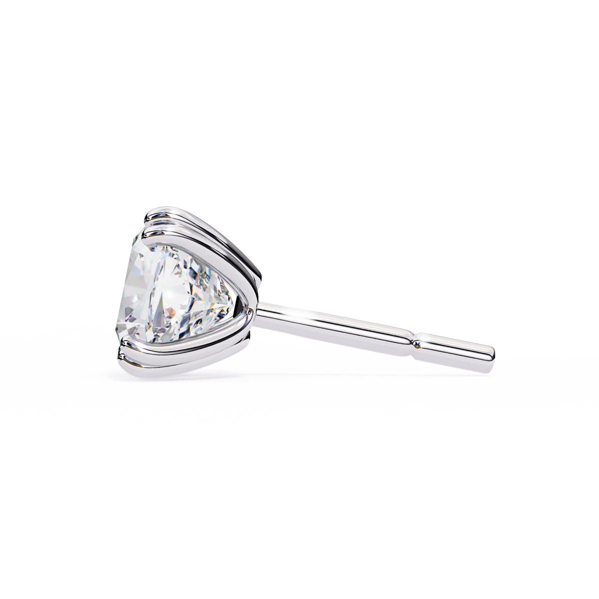 Regal Cushion Diamond Earrings
