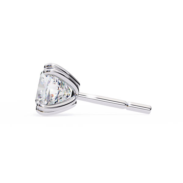 Regal Cushion Diamond Earrings