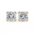 Regal Cushion Diamond Earrings