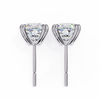 Regal Cushion Diamond Earrings