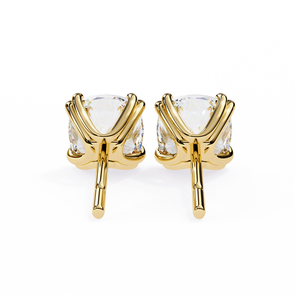 Regal Cushion Diamond Earrings
