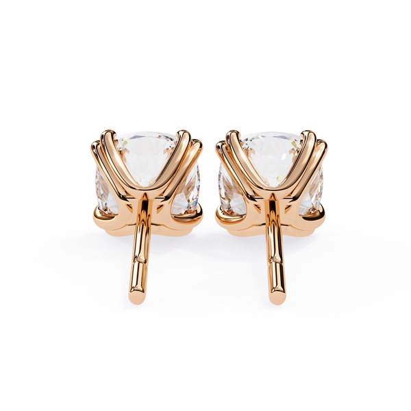 Regal Cushion Diamond Earrings