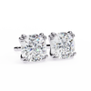 Regal Cushion Diamond Earrings