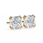 Regal Cushion Diamond Earrings