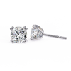 Regal Cushion Diamond Earrings