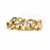 Yellow Gold Round Diamond Leaf and Vine Eternity Band