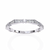 White Gold Round Diamond Milgrain Station Eternity Band