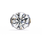 Two-Tone Natural Diamond Stud Earrings