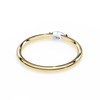 Yellow Gold Marquise Diamond East-West Solitaire Ring