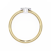 Yellow Gold Marquise Diamond East-West Solitaire Ring