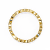 Yellow Gold Round Diamond Infinity Loop Full Eternity Band
