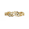 Yellow Gold Round Diamond Infinity Loop Full Eternity Band