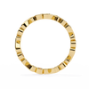 Yellow Gold Round Diamond Infinity Loop Full Eternity Band