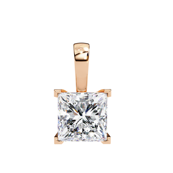 Natural Diamond Solitaire Pendant