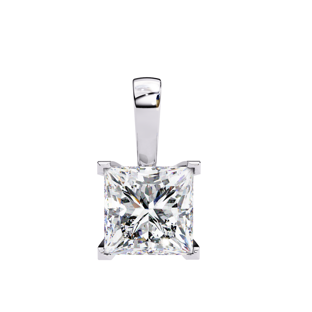 Natural Diamond Solitaire Pendant
