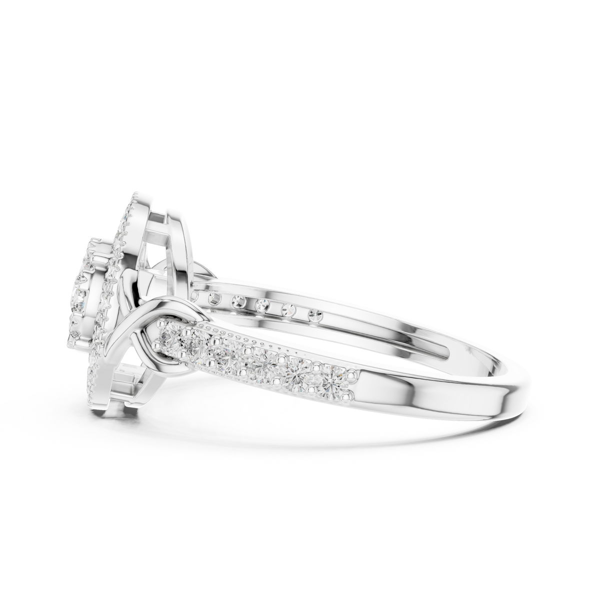 Victoria Medallion Silver Ring