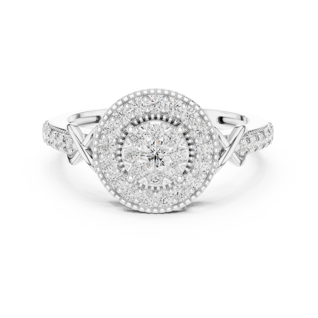 Victoria Medallion Silver Ring
