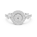 Victoria Medallion Silver Ring