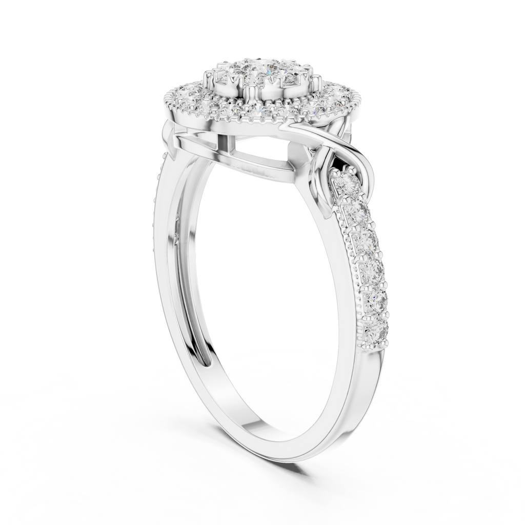 Victoria Medallion Silver Ring