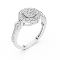 Victoria Medallion Silver Ring