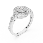 Victoria Medallion Silver Ring
