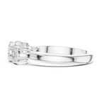 Trinity Bloom Silver Ring