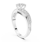 Aurelia Halo Cluster Diamond Engagement Ring